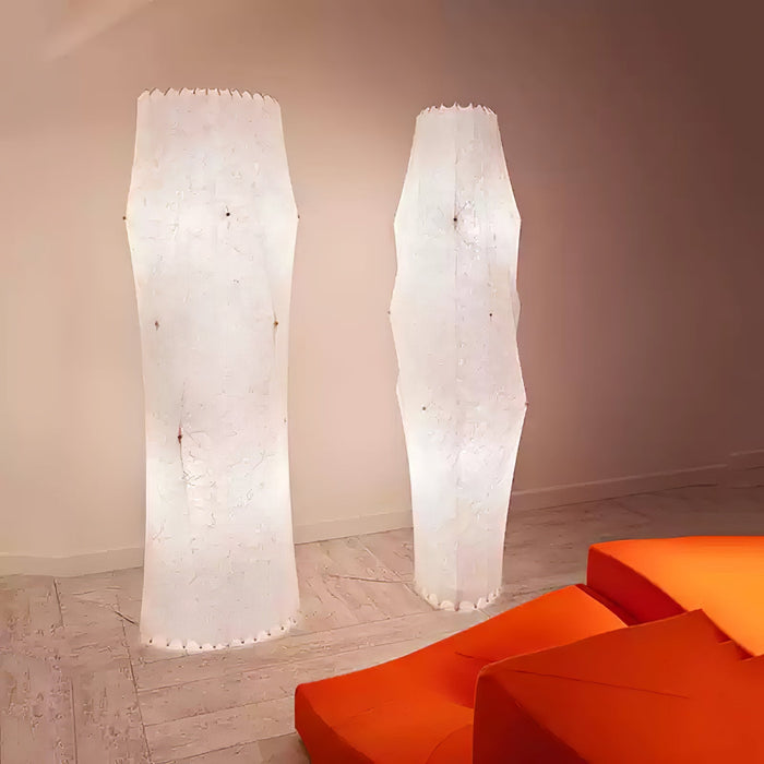 Twist Silk Floor Lamp - Simprolos