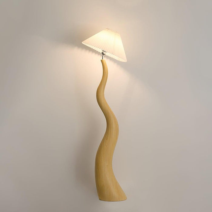 Twisted Pleated Floor Lamp - Simprolos
