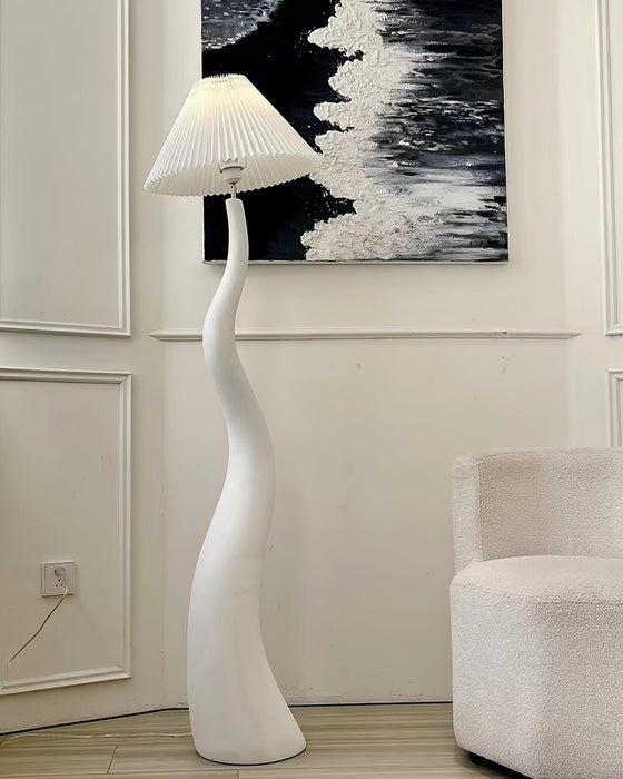 Twisted Pleated Floor Lamp Simprolos