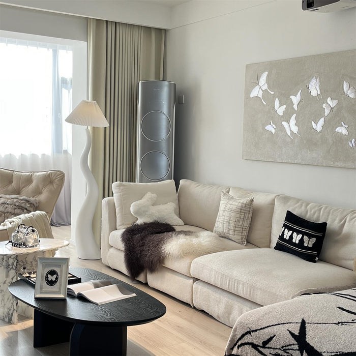 Twisted Pleated Floor Lamp Simprolos