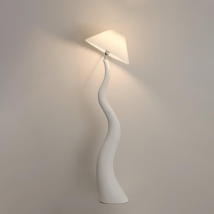 Twisted Pleated Floor Lamp - Simprolos