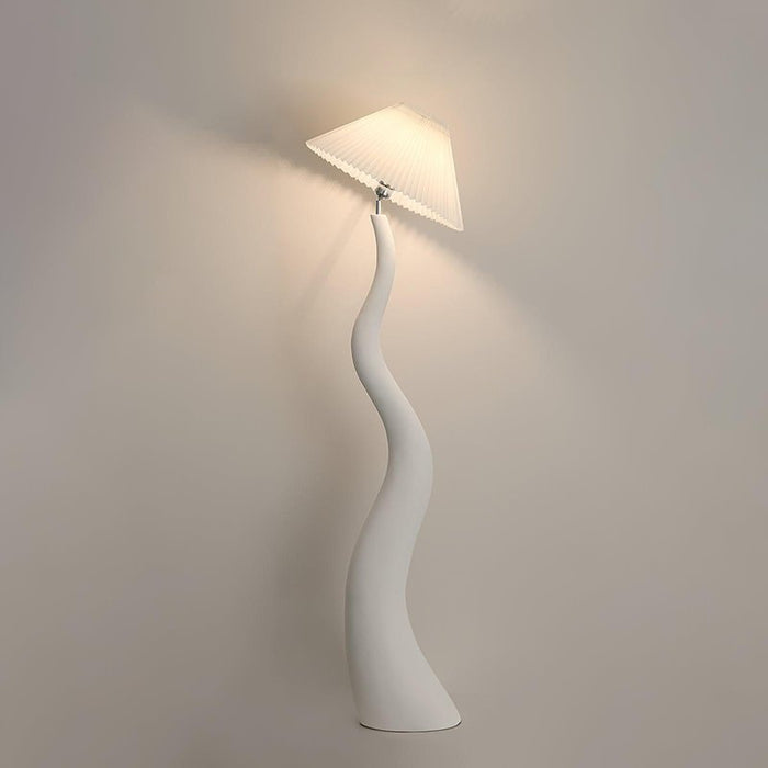 Twisted Pleated Floor Lamp - Simprolos
