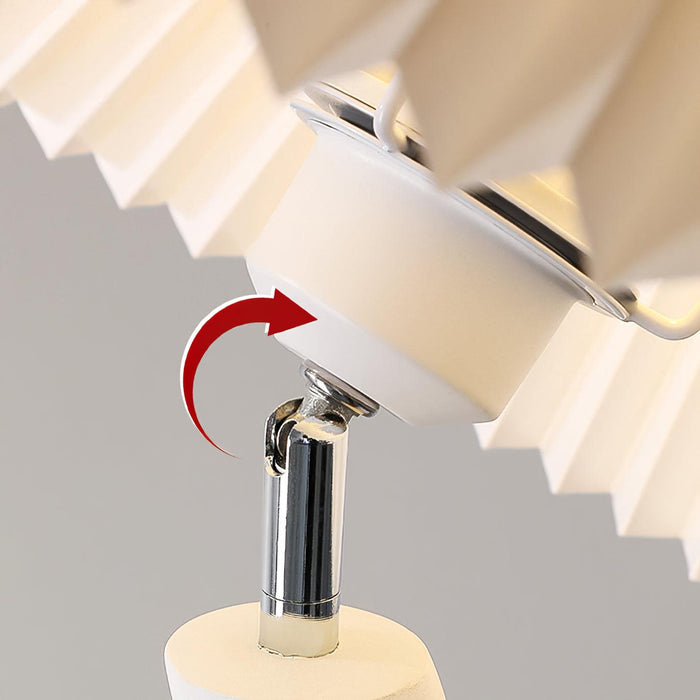 Twisted Pleated Floor Lamp - Simprolos