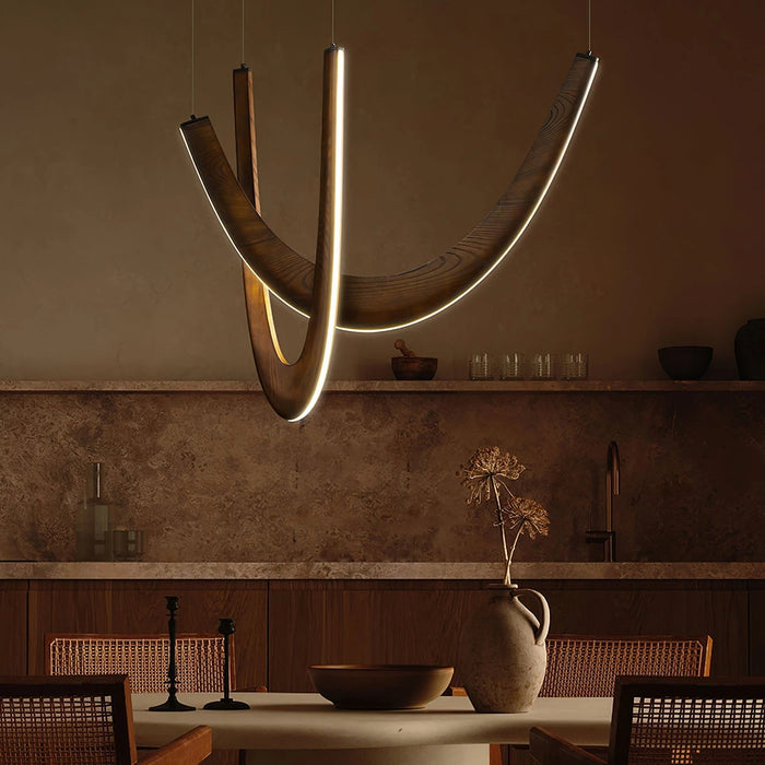 U Wooden Pendant Lamp - Simprolos