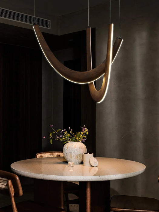 U Wooden Pendant Lamp - Simprolos