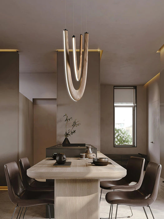 U Wooden Pendant Lamp - Simprolos