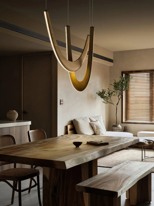 U Wooden Pendant Lamp - Simprolos