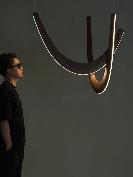 U Wooden Pendant Lamp - Simprolos