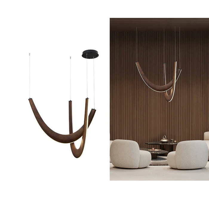 U Wooden Pendant Lamp - Simprolos