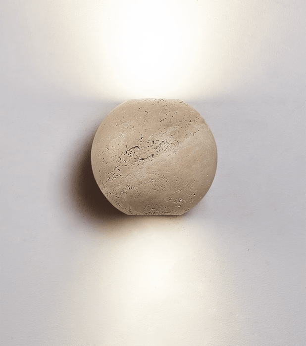 Unique Travertine Wall Sconce for Elegant Lighting - Simprolos