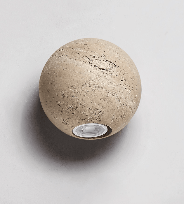 Unique Travertine Wall Sconce for Elegant Lighting - Simprolos
