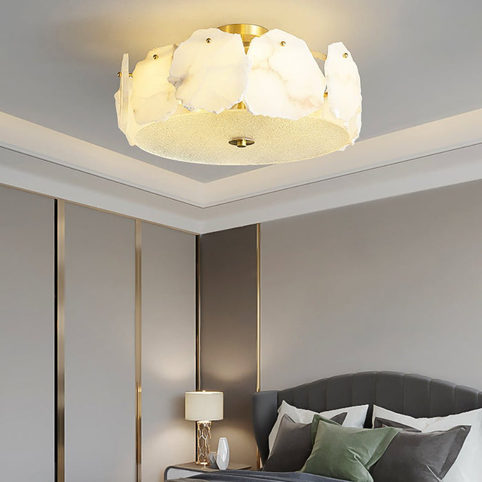 Valeria Alabaster Ceiling Lamp - Simprolos