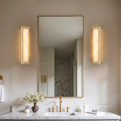 Velmora Alabaster Wall Light - Simprolos