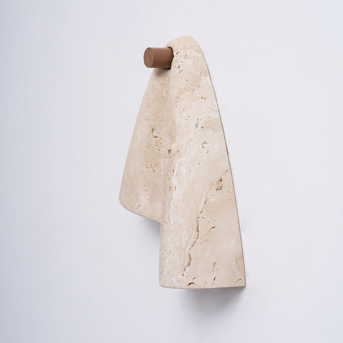 Velo Draped Stone Sconce - Simprolos