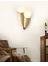 Velo Draped Stone Sconce - Simprolos