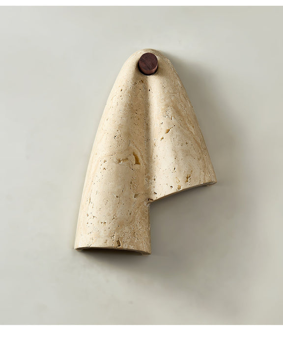 Velo Draped Stone Sconce - Simprolos