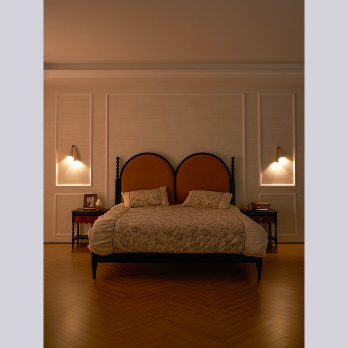Velo Draped Stone Sconce - Simprolos