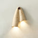 Velo Draped Stone Sconce - Simprolos