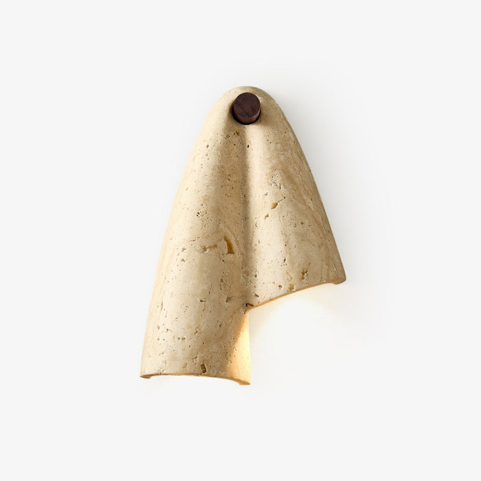 Velo Draped Stone Sconce - Simprolos