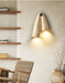 Velo Draped Stone Sconce - Simprolos