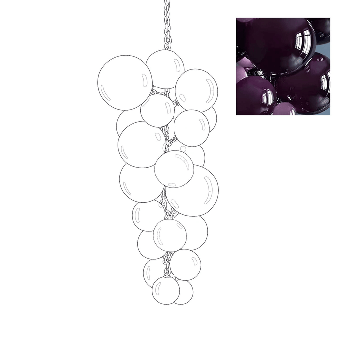 Velymo Grapetta Chandelier - Simprolos