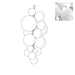 Velymo Grapetta Chandelier - Simprolos