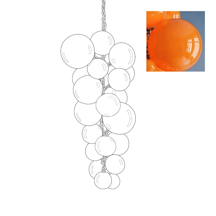 Velymo Grapetta Chandelier - Simprolos
