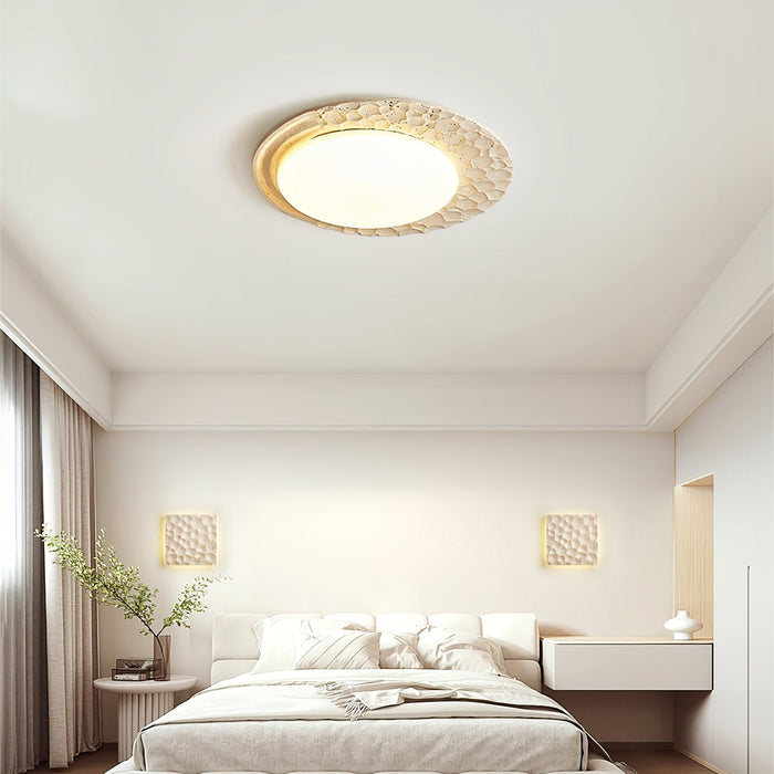 Venus Textured Stone Ceiling Light - Simprolos