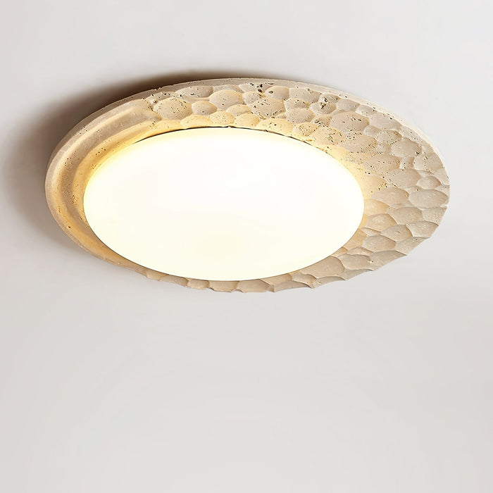 Venus Textured Stone Ceiling Light - Simprolos