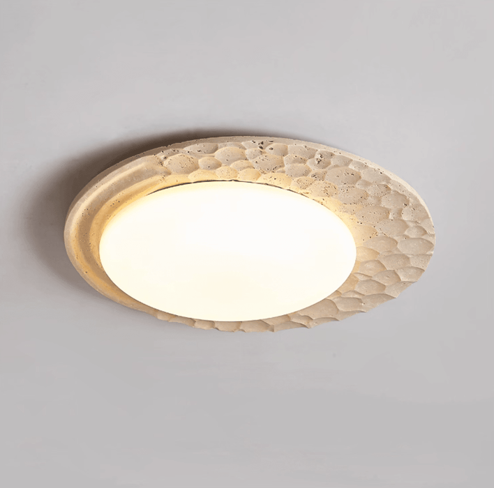 Venus Textured Stone Ceiling Light - Simprolos