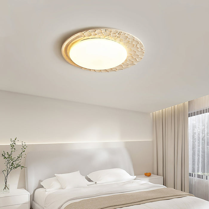 Venus Textured Stone Ceiling Light - Simprolos