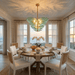 Verdant Petal Glass Chandelier - Simprolos
