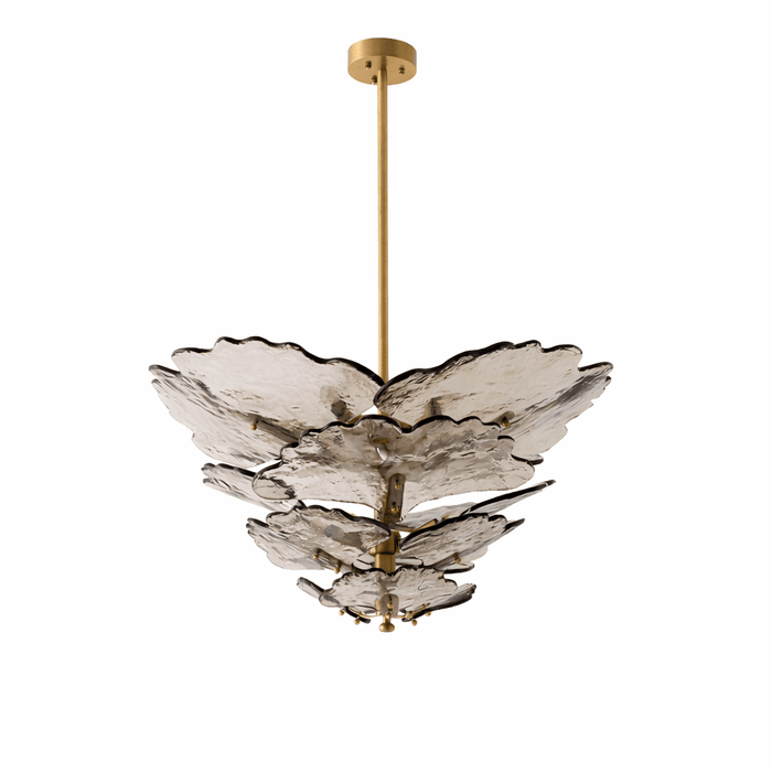 Verdant Petal Glass Chandelier - Simprolos