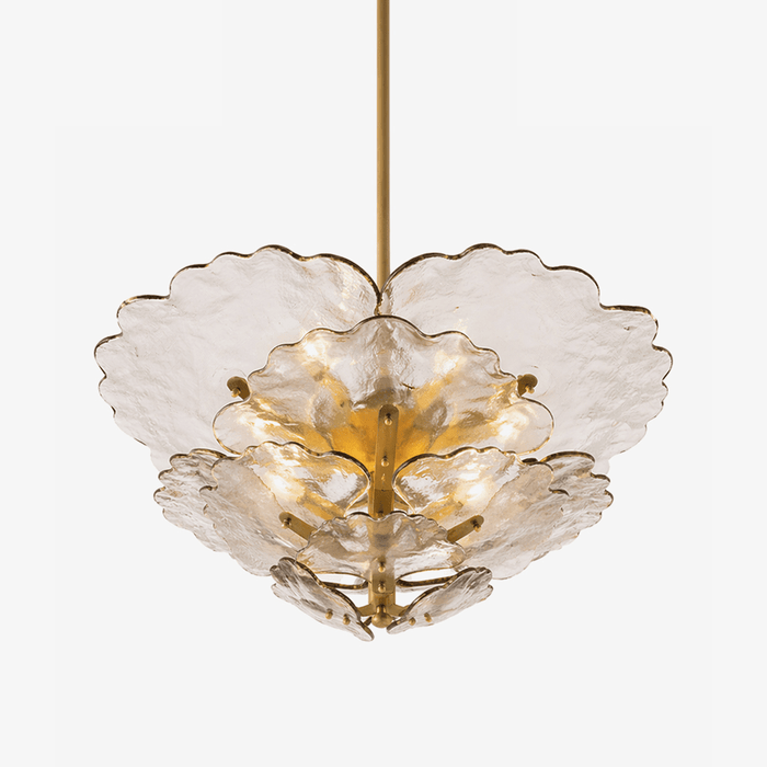 Verdant Petal Glass Chandelier - Simprolos
