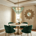 Verdant Petal Glass Chandelier - Simprolos