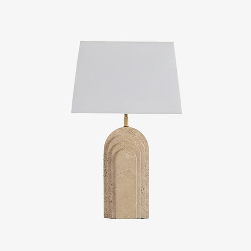 Verdura Travertine Table Lamp - Simprolos