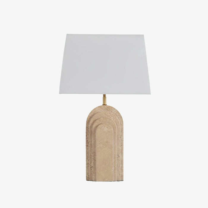Verdura Travertine Table Lamp - Simprolos