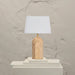 Verdura Travertine Table Lamp - Simprolos