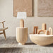 Verdura Travertine Table Lamp - Simprolos