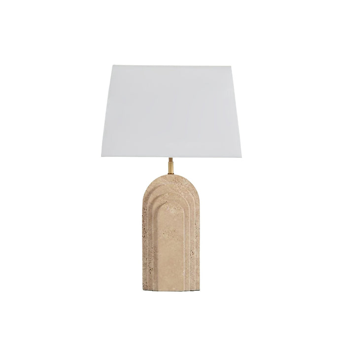 Verdura Travertine Table Lamp - Simprolos