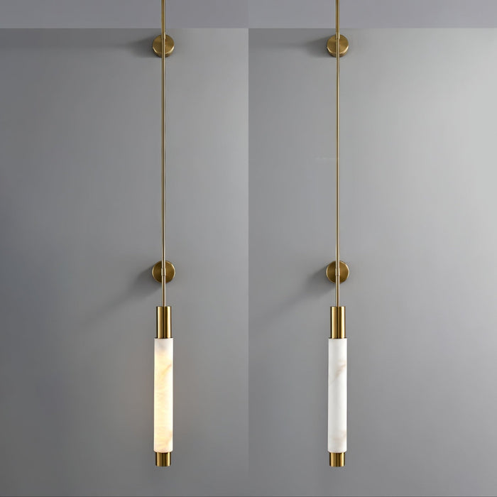 Verita Alabaster Wall Sconce - Simprolos