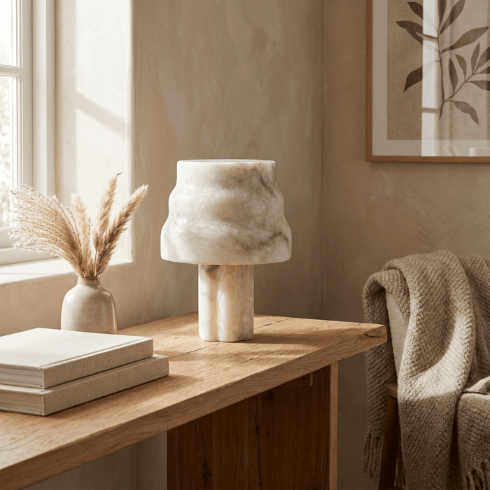 Verona Alabaster Table Lamp - Simprolos