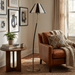 Verona Curved Striped Floor Lamp - Simprolos