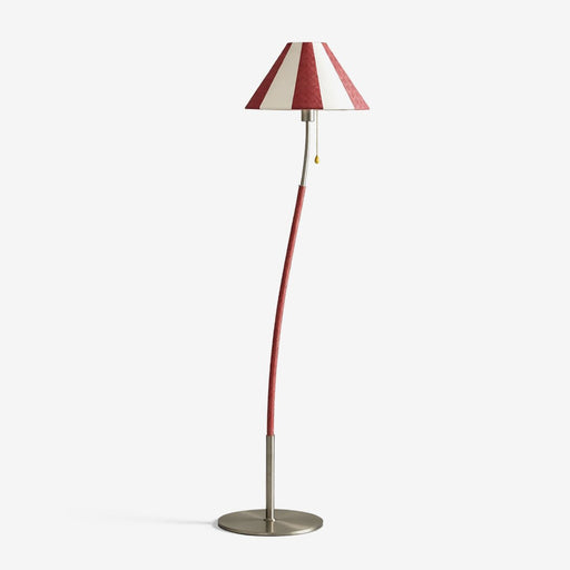 Verona Curved Striped Floor Lamp - Simprolos