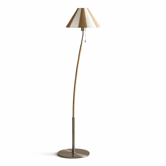 Verona Curved Striped Floor Lamp - Simprolos