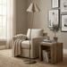 Verona Curved Striped Floor Lamp - Simprolos