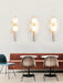 Vertical Travertine Wall Sconce - Simprolos