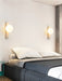 Vertical Travertine Wall Sconce - Simprolos
