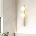 Vertical Travertine Wall Sconce - Simprolos
