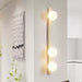 Vertical Travertine Wall Sconce - Simprolos